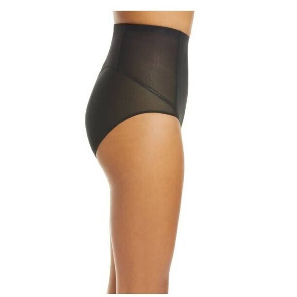 NIP Item m6 Shape Mesh Midi Brief Size Large L Black